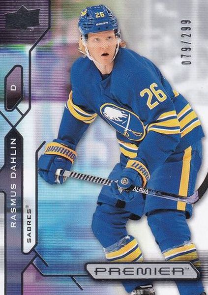 řadová karta RASMUS DAHLIN 21-22 UD Premier /299